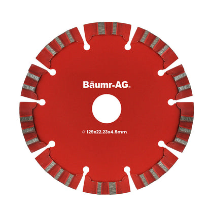 8-Piece 0.13m Diamond Blades for Wall Chaser Machines - Versatile & Durable