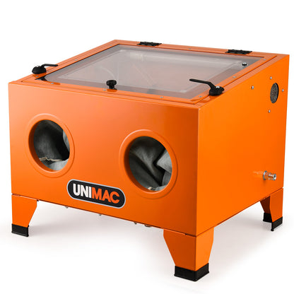 90L Benchtop Sandblasting Cabinet with LED & Adjustable Pressure (0.23m)