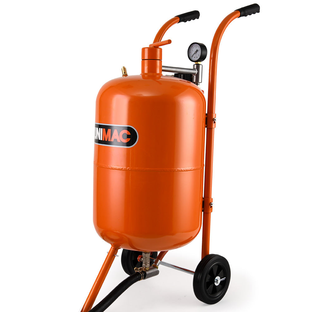 38L Portable Sandblasting Tank with 2.5m Hose and Safety Accessories Kit