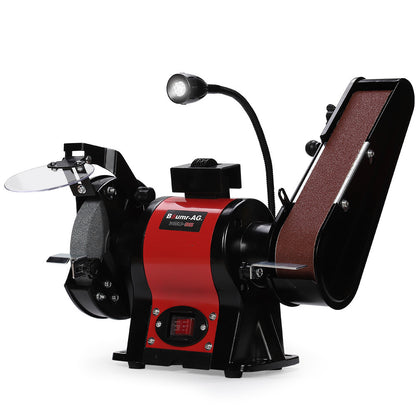 Compact Bench Grinder & Belt Sander Combo with 0.15m Grinding Disc, 0.05x0.686m Belt