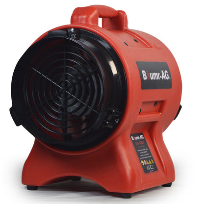 200mm Portable Air Blower with Axial Fan for Ventilation and Extraction