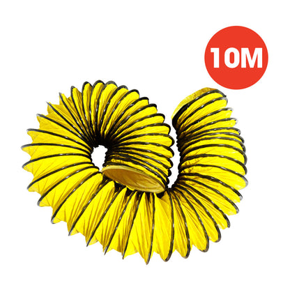 10m PVC Duct for 200mm Air Movers - Heat Resistant and Portable