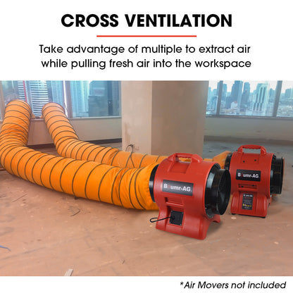 Industrial 300mm Air Duct - 10m PVC for Heavy-Duty Ventilation Solutions