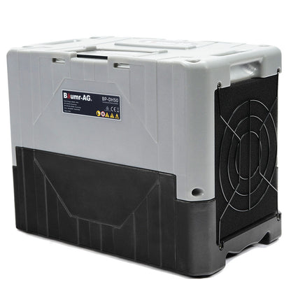 50L/Day Commercial LGR Dehumidifier with LCD, Wheels & Auto Drain Pump