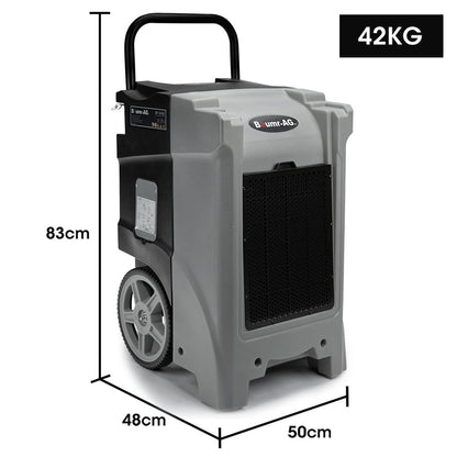 90L/Day Industrial LGR Dehumidifier, Portable, LCD, Wheels, Energy Efficient
