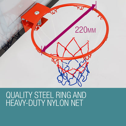 Indoor Mini Basketball Hoop with Shatterproof Backboard and Spring Rim
