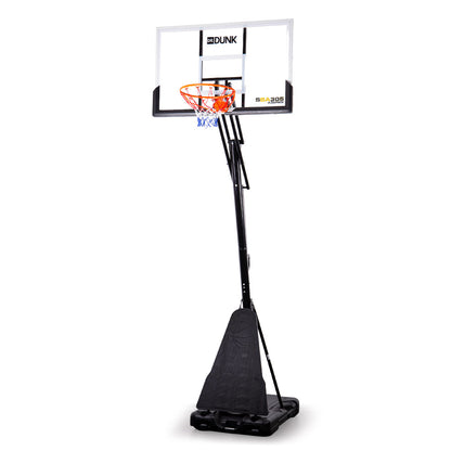 Adjustable Portable Basketball Hoop with 2.3-3.05m Height & 50" Backboard