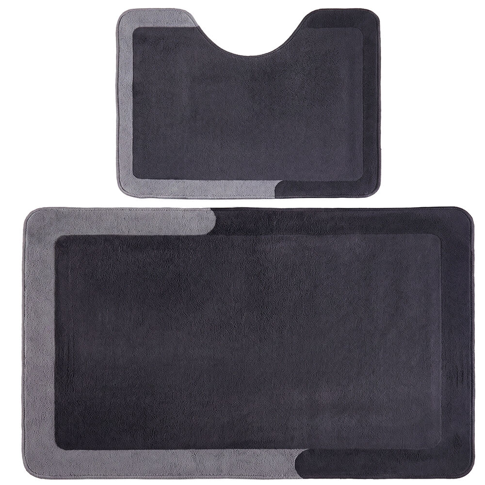 Soft 2-Piece Bathroom Mat Set