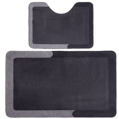 Soft 2-Piece Bathroom Mat Set