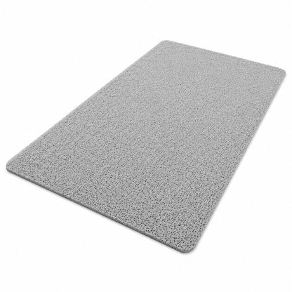 Washable PVC Anti-Slip Loofah Bath and Shower Mat, Small, 40 x 60cm