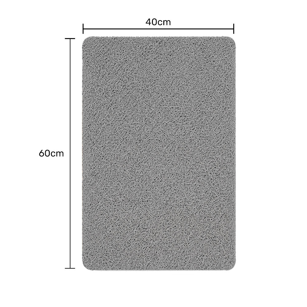 Washable PVC Anti-Slip Loofah Bath and Shower Mat, Small, 40 x 60cm