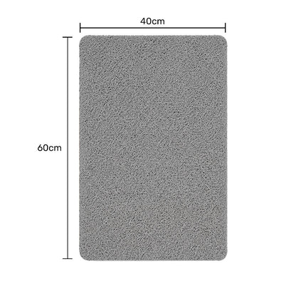 Washable PVC Anti-Slip Loofah Bath and Shower Mat, Small, 40 x 60cm