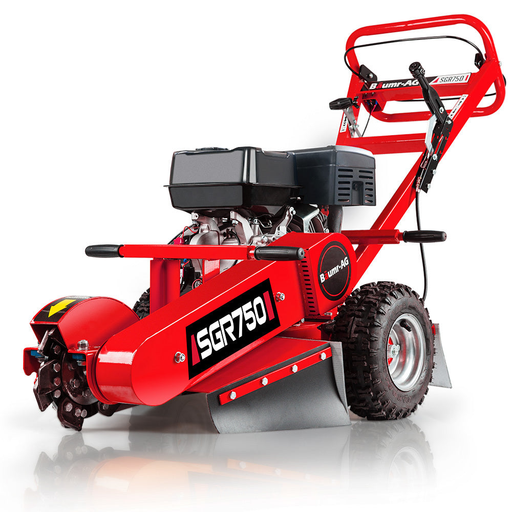 15HP Commercial Petrol Stump Grinder with 0.3m Depth Capability and Carbide Teeth