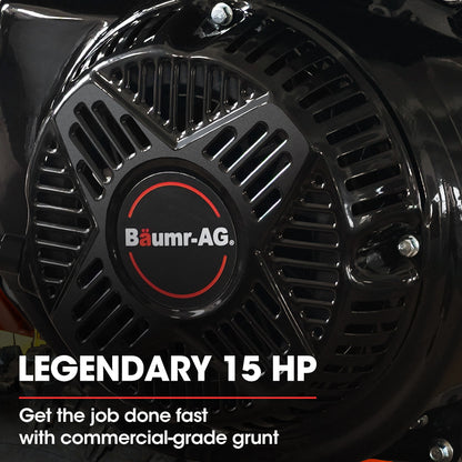 15HP Commercial Petrol Stump Grinder with 0.3m Depth Capability and Carbide Teeth