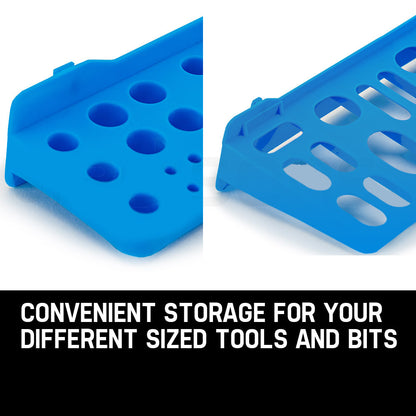 44-Part Wall-Mounted Storage Bin Rack with Tool Organiser, 1.12m Shelving