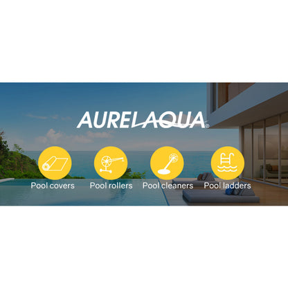 Solar Pool Cover 400 Micron Bubble Blanket, 10x4.7m - Reduces Evaporation & Debris