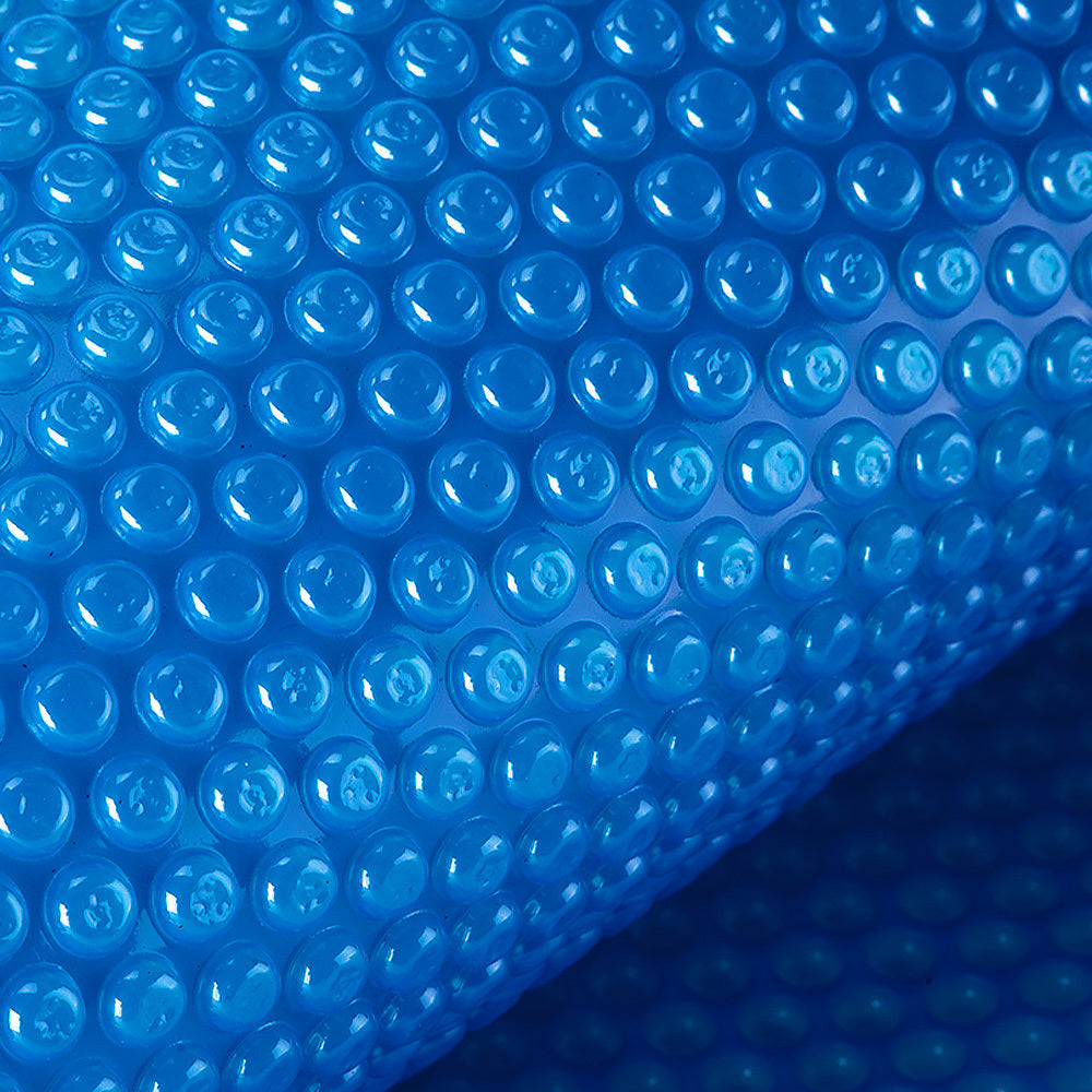 Solar Pool Cover 400 Micron Bubble Blanket, 10x4.7m - Reduces Evaporation & Debris