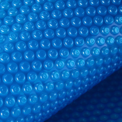 Solar Pool Cover 400 Micron Bubble Blanket, 10x4.7m - Reduces Evaporation & Debris