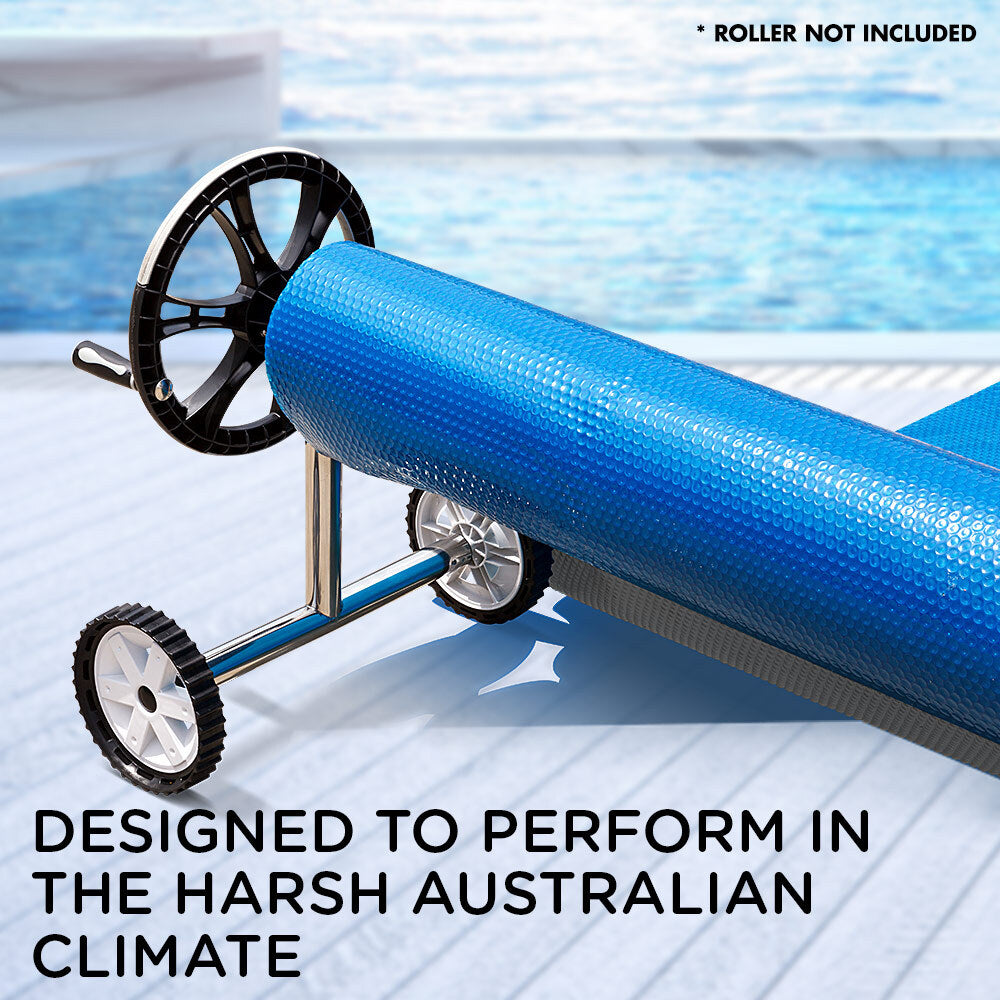 Solar Pool Cover 400 Micron Heater Bubble Blanket 9.5x5m - Heat & Protect