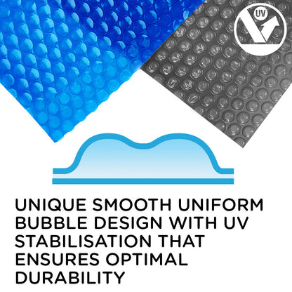 Solar Pool Cover 400 Micron Heater Bubble Blanket 9.5x5m - Heat & Protect