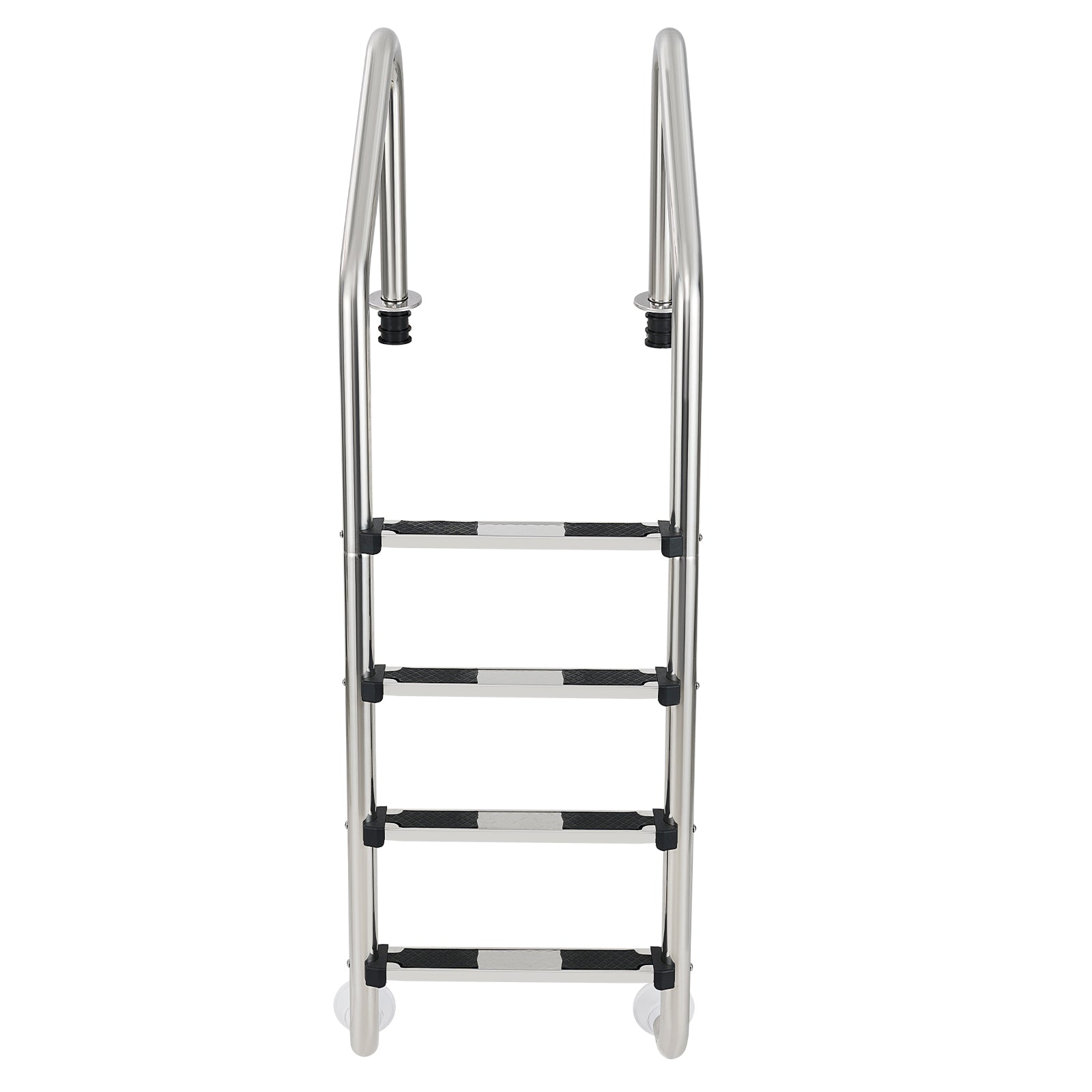 Stainless Steel Inground Pool Ladder with 4 Non-slip Steps