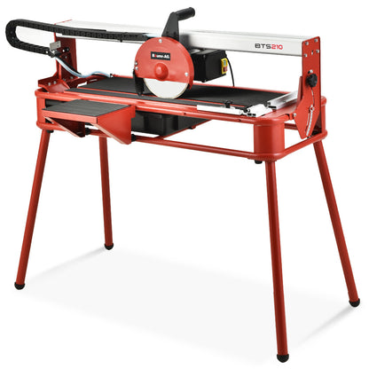 800W Electric Tile Saw Cutter with 0.2m Blade, 0.72m Cutting Length, Extension Table