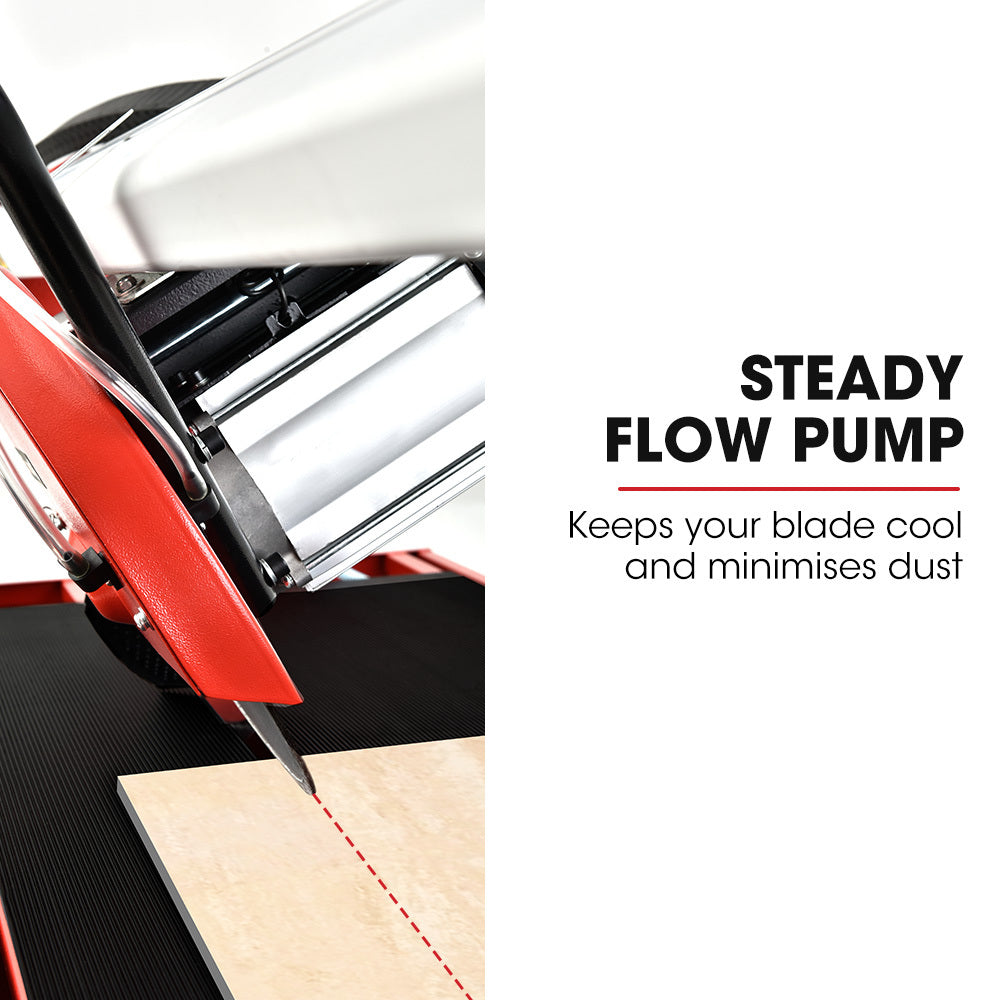 1500W Electric Tile Saw Cutter with 0.3m Blade & 0.92m Cutting Length, Portable