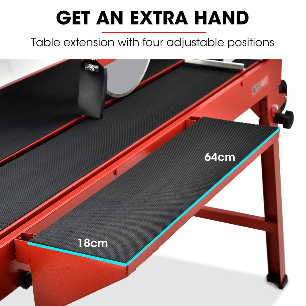 1500W Electric Tile Saw Cutter with 0.3m Blade & 0.92m Cutting Length, Portable