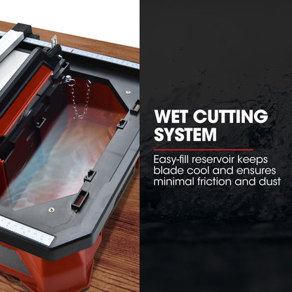 650W Electric Tile Cutter with 0.18m Blade and Adjustable Features