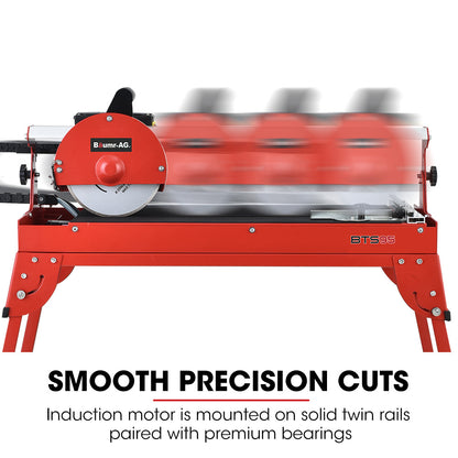 800W Electric Tile Saw Cutter with 0.2m Blade, 0.6m Cutting Length, Wet System