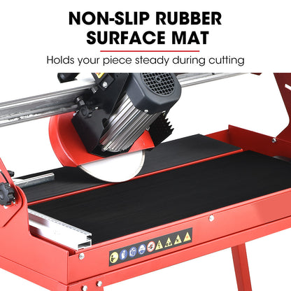 800W Electric Tile Saw Cutter with 0.2m Blade, 0.6m Cutting Length, Wet System