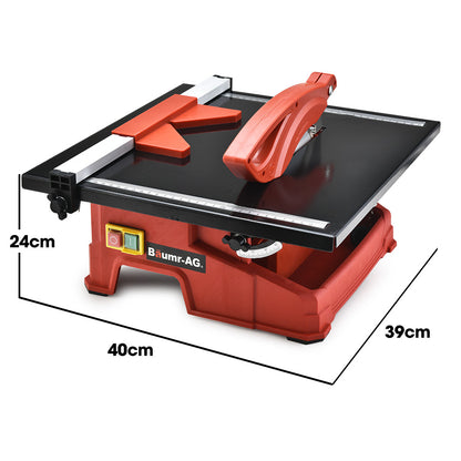600W Electric Tile Saw Cutter with 0.18m Blade and Wet-Cutting System