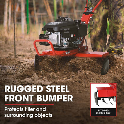 150cc 4-Stroke Petrol Tiller Cultivator with Adjustable Width and Depth
