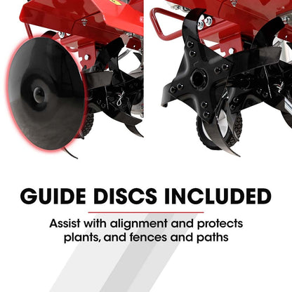 150cc 4-Stroke Petrol Tiller Cultivator with Adjustable Width and Depth