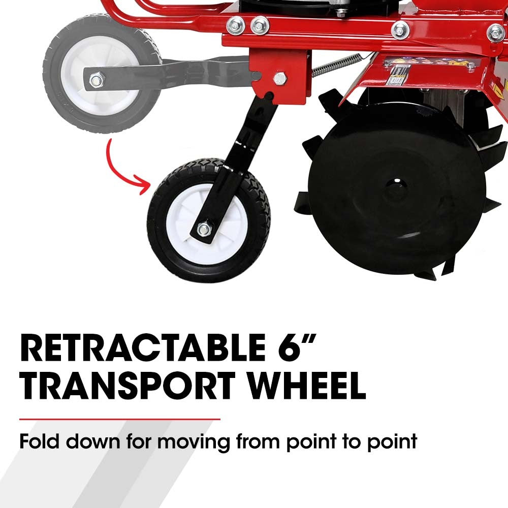 150cc 4-Stroke Petrol Tiller Cultivator with Adjustable Width and Depth