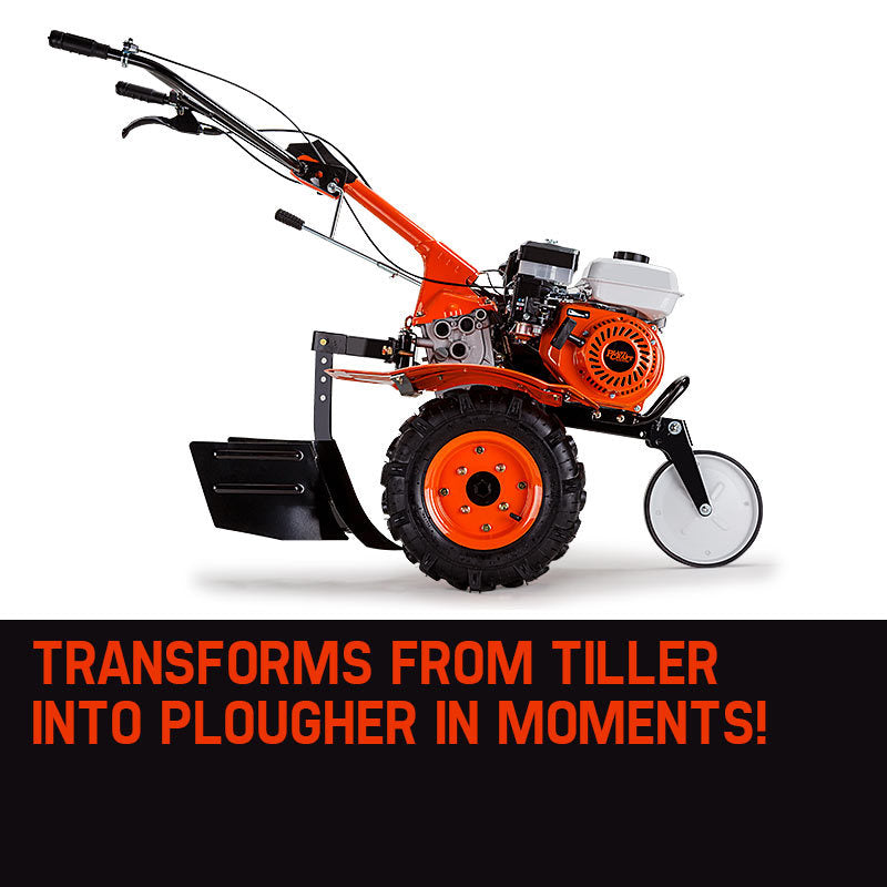 7HP Self-Propelled Cultivator Tiller & Plougher with 0.8m Scope, 350mm Depth