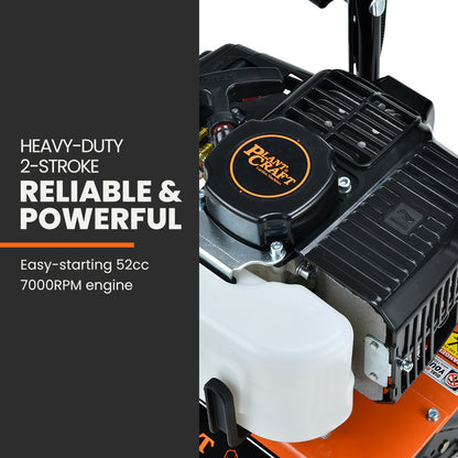 Titan 7: 52cc 2-Stroke Petrol Cultivator Tiller with 0.25m Tilling Width