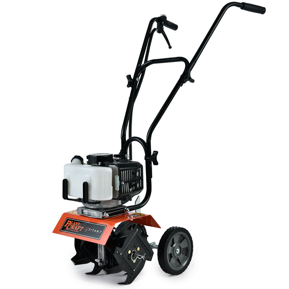 Titan 7: 52cc 2-Stroke Petrol Cultivator Tiller with 0.25m Tilling Width