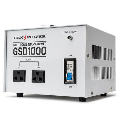 1000W Stepdown Voltage Converter 240V to 110V with Pure Sine Output