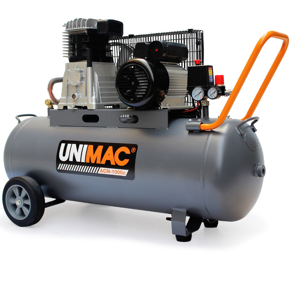 100L Industrial Air Compressor, 2.6kW, 370L/min, 116PSI, Brushless Motor