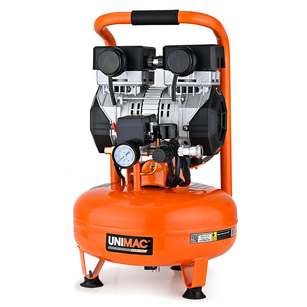 15L Portable Oil-Free Air Compressor, 1.1kW, 0.38m Tank, 19kg, 116PSI