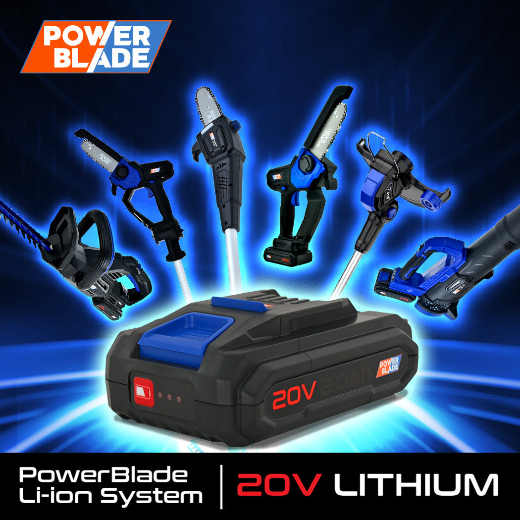 20V 2Ah Lithium-Ion Battery for Cordless Garden Tools, with Charge Indicators