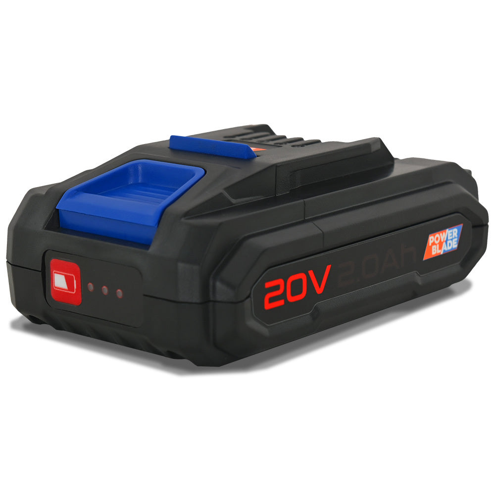 20V 2Ah Lithium-Ion Battery for Cordless Garden Tools, with Charge Indicators