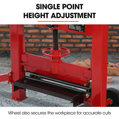 Manual Block Splitter, 0.42m Cutting Length for Paver, Brick, and Stone