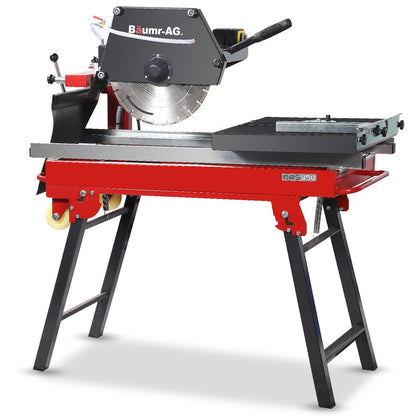 2000W Masonry Table Saw with 0.35m Blade, Cuts Up to 0.7m, Portable Stand
