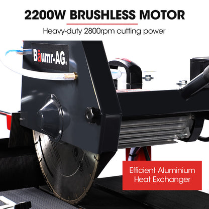 2200W Electric Masonry Table Saw with 0.45m Blade & 0.13m Cut Depth