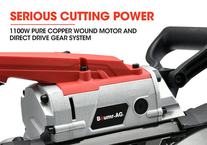 Portable Metal Bandsaw with 2-in-1 Bench Stand, 7kg, 0.127m Capacity