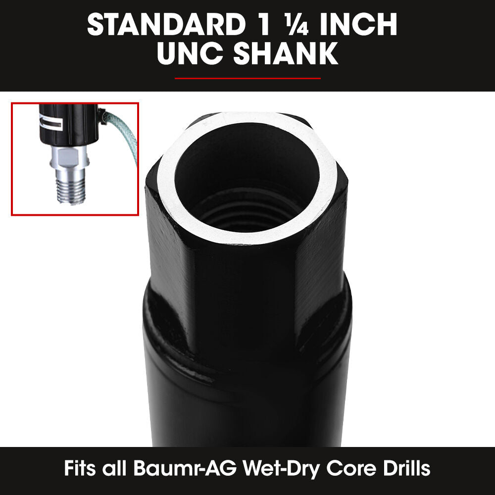 53mm Diamond Core Drill Bit for Concrete, Marble, and Masonry - 1.25 UNC