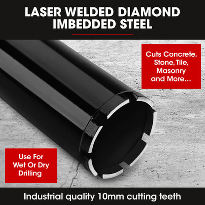 76mm Diamond Core Drill Bit for Concrete, Stone, and Masonry Surfaces