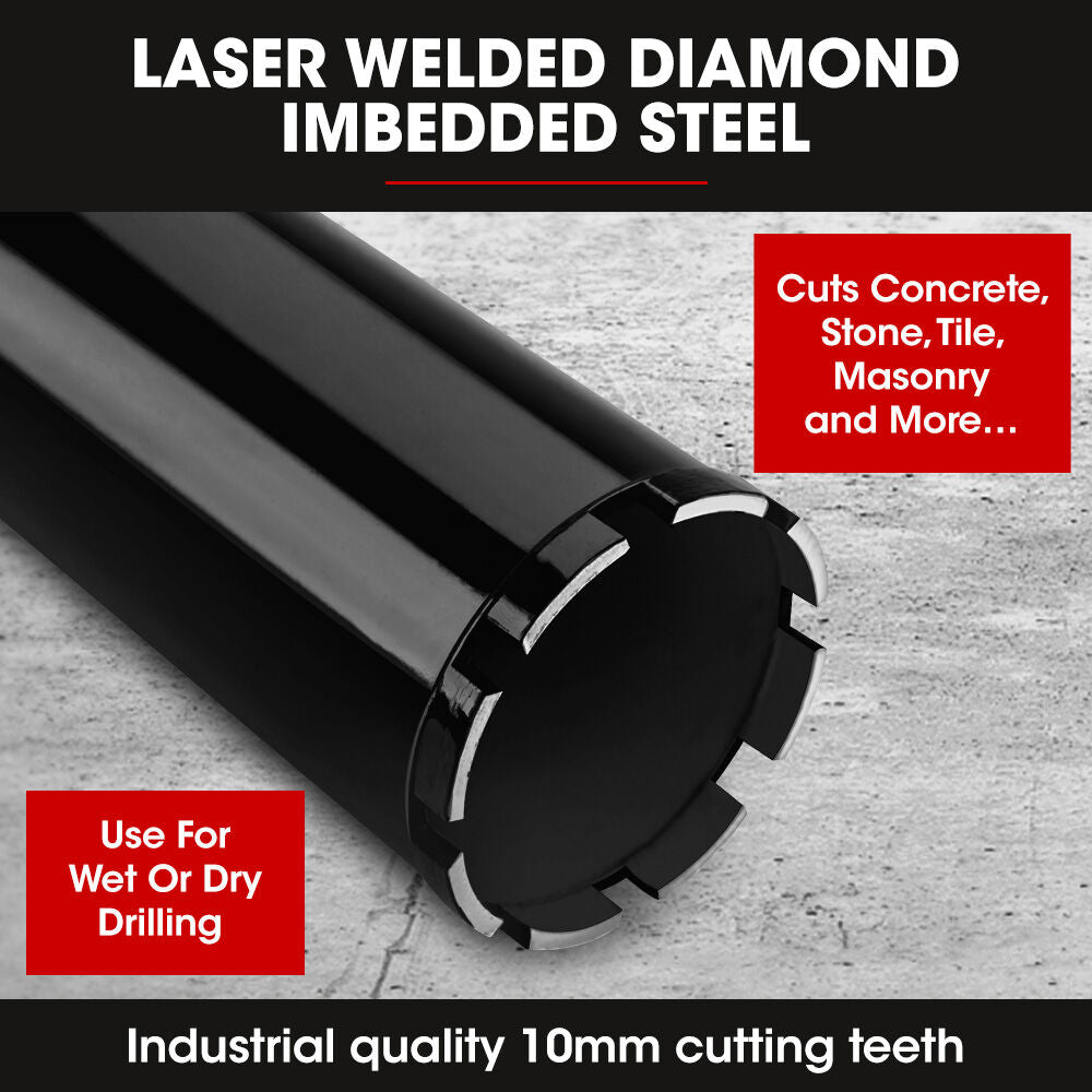 89mm Diamond Core Drill Bit for Concrete, Tile, Stone, and More - 1.4m Length